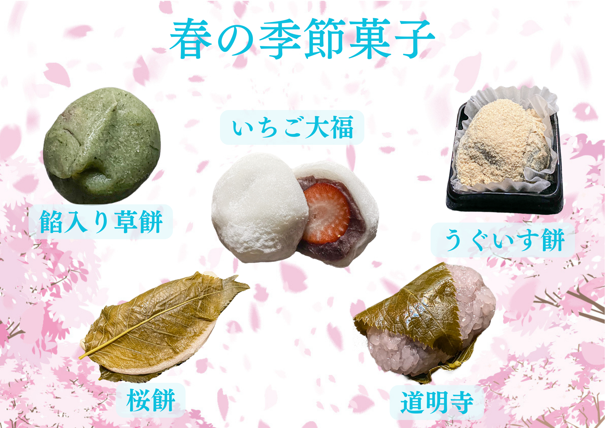 春に季節菓子